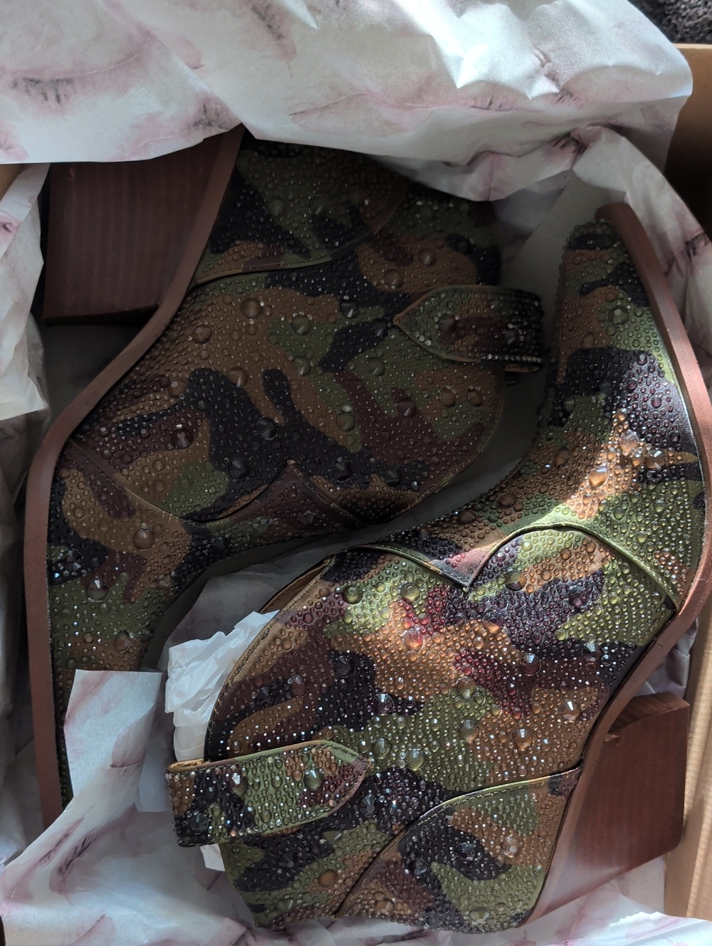 Forest Camo Women's Booties
